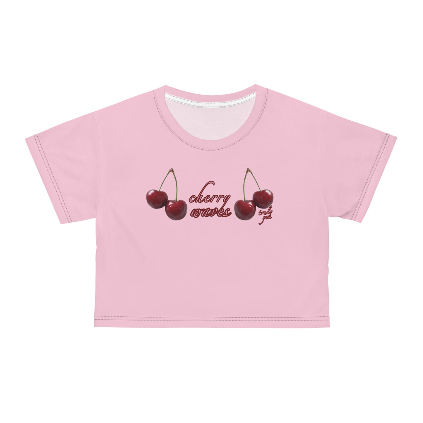 Cherry Waves Crop Top